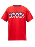Gucci - Logo-print Cotton-jersey T-shirt - Mens - Red