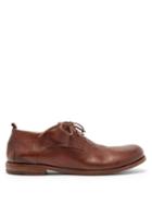 Matchesfashion.com Marsll - Listarello Grained Leather Derby Shoes - Mens - Tan