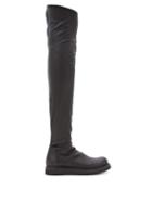 Matchesfashion.com Rick Owens - Stretch-leather Over-the-knee Boots - Womens - Black