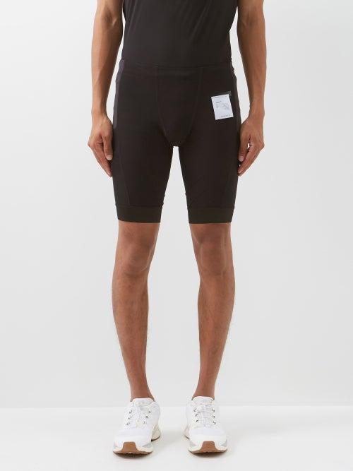 Satisfy - Cargo-pocket Jersey Compression Tights - Mens - Black