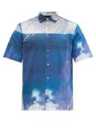 Matchesfashion.com Paul Smith - Photo Print Cotton Shirt - Mens - Blue Multi