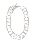 Matchesfashion.com Marni - Looped Open Chain Necklace - Womens - Silver