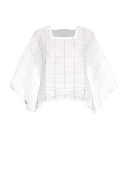 Pleats Please Issey Miyake Dolman-sleeve Pleated Top