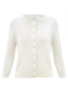 Matchesfashion.com Allude - Round-neck Cardigan - Womens - Cream