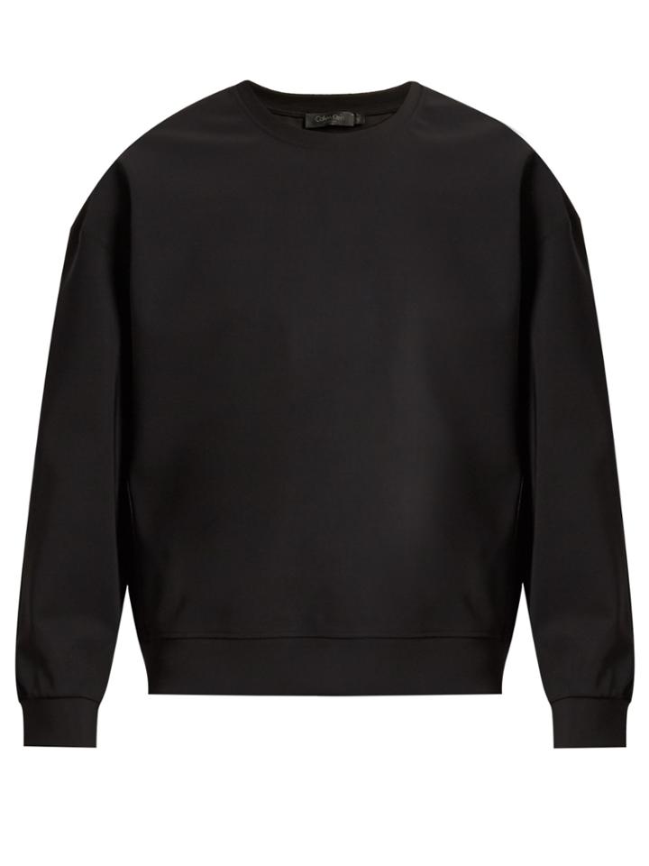 Calvin Klein Collection Pavan Mesh-panelled Sweatshirt