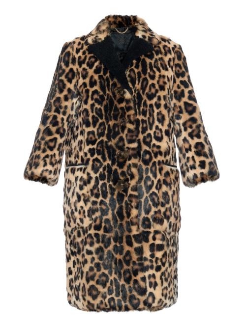 Burberry Prorsum Leopard-print Rabbit-fur Coat