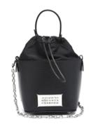 Matchesfashion.com Maison Margiela - 5ac Grained-leather Bucket Bag - Womens - Black
