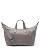 Balenciaga - Hourglass Grained-leather Holdall - Mens - Dark Grey