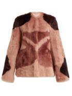 Matchesfashion.com Raey - 1970s Tiger Shearling Coat - Womens - Pink
