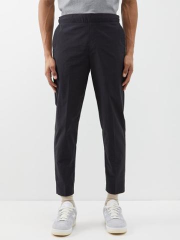Maison Kitsun - City Elasticated-waist Nylon Trousers - Mens - Black