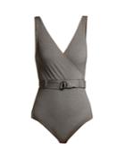 Lisa Marie Fernandez Yasmin Wrapover Swimsuit