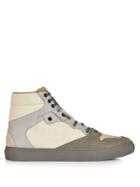 Balenciaga High-top Cracked-leather Trainers