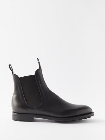Edward Green - Newmarket Leather Chelsea Boots - Mens - Black