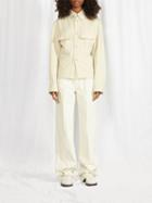 Lemaire - Flap-pocket Linen Shirt - Womens - Beige