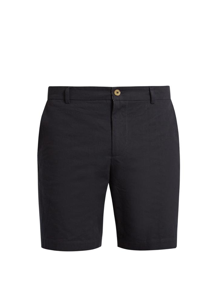 De Bonne Facture Slim-fit Cotton-twill Shorts