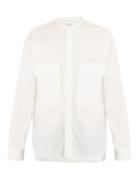 Lemaire Liquette Mandarin-collar Cotton Shirt