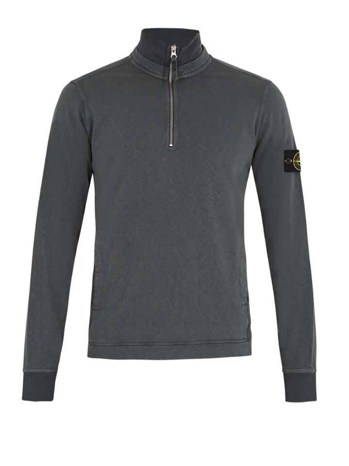 Stone Island Half-zip Cotton Sweater