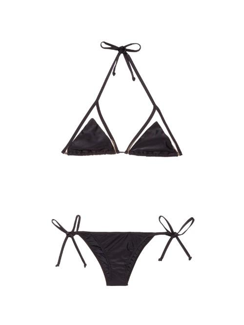 Adriana Degreas Tulle-insert Triangle Bikini