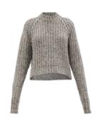 Raey - Recycled-cashmere Raglan-sleeve Sweater - Womens - Grey