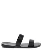 Matchesfashion.com Lvaro - Alex Double-strap Leather Sandals - Mens - Black