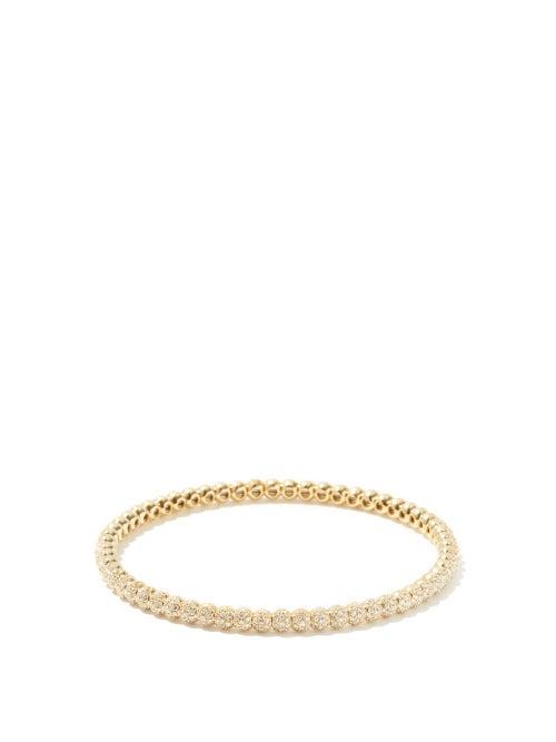 Matchesfashion.com Shay - Diamond & 18kt Gold Bracelet - Mens - Gold