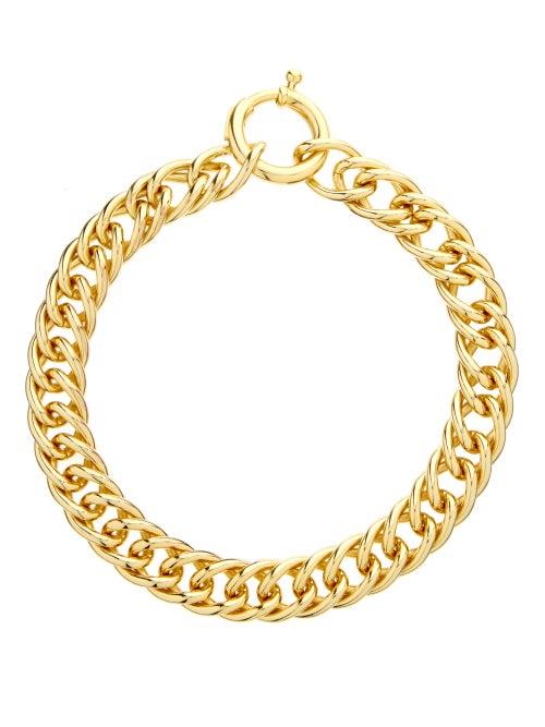 Matchesfashion.com Rosantica - Binari Chunky Chain Choker - Womens - Gold