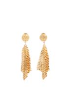Prada Glomesh Drop Clip-on Earrings