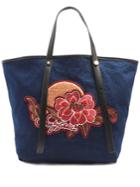 See By Chloé Andy Embroidered Denim Tote