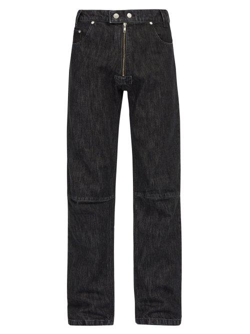 Matchesfashion.com Gmbh - Darveesh Exposed Zip Jeans - Mens - Black
