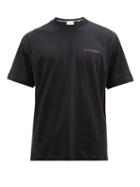 Burberry - Mac Logo-patch Cotton-jersey T-shirt - Mens - Black