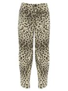 Matchesfashion.com Sea - Low Rise Leopard Print Cotton Trousers - Womens - Leopard