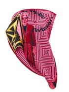 Matchesfashion.com Matty Bovan - Parma Violet Asymmetric Jacquard Sweater - Womens - Pink Multi