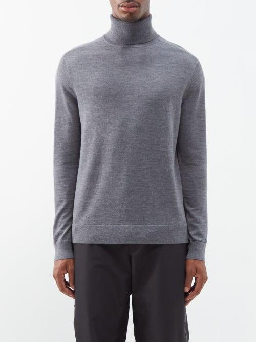 Bogner - Gordon Wool Rollneck Sweater - Mens - Grey