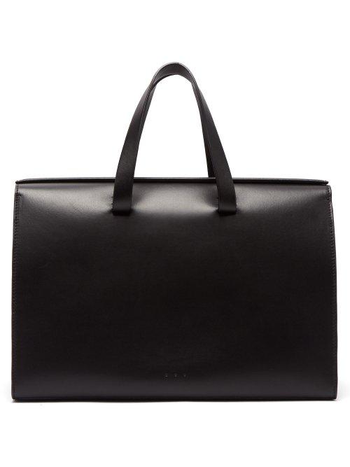 Matchesfashion.com Aesther Ekme - Barrel Leather Bag - Womens - Black