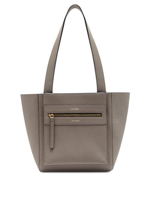 Matchesfashion.com Lutz Morris - Savoy Small Leather Tote Bag - Womens - Grey