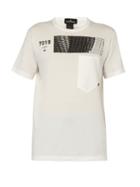 Matchesfashion.com Stone Island Shadow Project - Geometric Print Cotton T Shirt - Mens - White