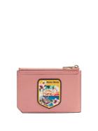 Miu Miu Badge-appliqu Leather Cardholder