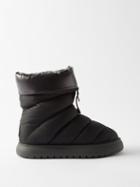 Moncler - Gaia Quilted Snow Boots - Womens - Black