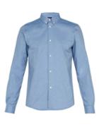 Matchesfashion.com A.p.c. - Button Down Collar Oxford Shirt - Mens - Blue