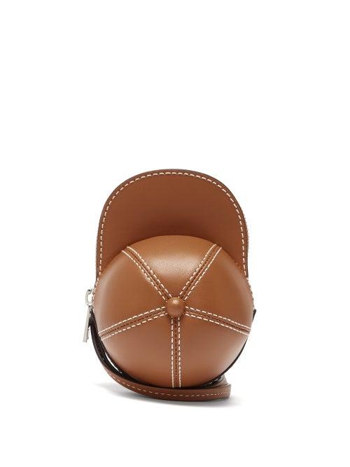 Matchesfashion.com Jw Anderson - Cap Nano Leather Cross-body Bag - Womens - Tan