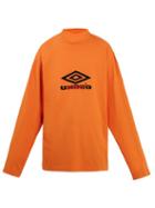 Matchesfashion.com Vetements - X Umbro Long Sleeved Jersey T Shirt - Mens - Orange