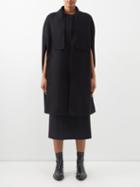 Jil Sander - Cashmere Longline Cape - Womens - Black