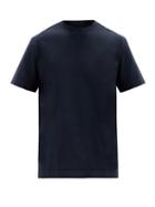 Matchesfashion.com Albam - Meyer Cotton T-shirt - Mens - Navy