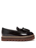 See By Chloé Tassel Leather Flatform Loafers