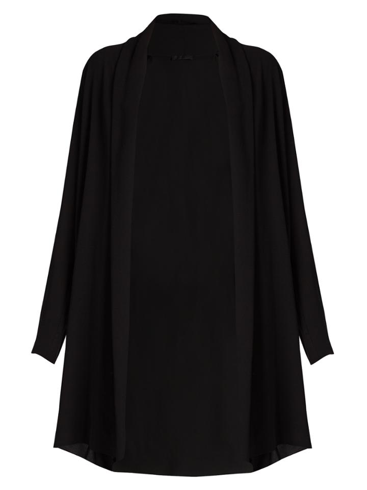 The Row Brady Open-front Silk-georgette Jacket