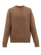 Matchesfashion.com Studio Nicholson - Quart Marled Knit Sweater - Mens - Brown