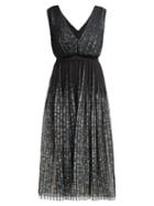 Matchesfashion.com No. 21 - Pleated Floral Print Chiffon Dress - Womens - Black Multi