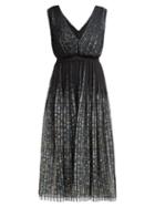 Matchesfashion.com No. 21 - Pleated Floral Print Chiffon Dress - Womens - Black Multi
