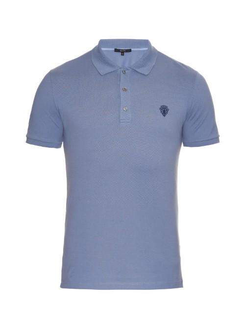 Gucci Short-sleeved Piqu Polo Shirt