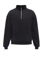 Frame - The Essential Quarter-zip Fleece Sweatshirt - Mens - Black